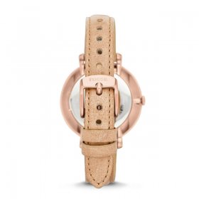 Fossil Women's Jacqueline Three-Hand Tan Leather Band Watch (Style: ES3487)