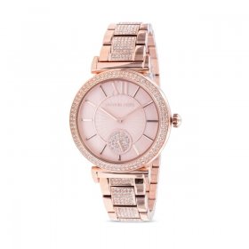 Michael Kors Abbey Quartz Crystal Pink Dial Ladies Watch MK4617