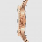 Fossil Women's FB-01 Three-Hand Date Rose Gold-Tone Stainless Steel Watch