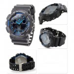 Men's G-Shock GA100-1A2 Black Resin Quartz Fashion Watch