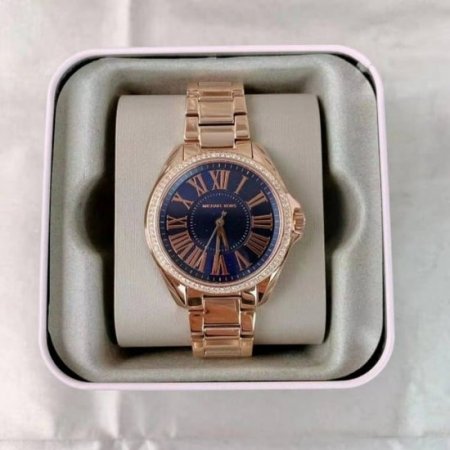 Michael Kors MK6930 Kacie Three-Hand Rose Gold-Tone Stainless Steel Watch