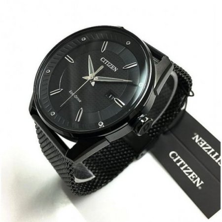 Citizen Men's Drive Weekender Sport Casual Black Stainless Steel Watch BM6988-57E