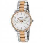 Women's Fossil Tailor Two Tone Crystallized Watch ES4396