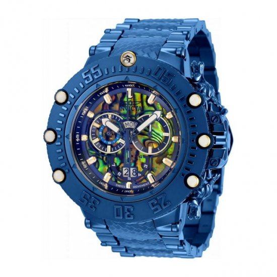 Invicta Subaqua Chronograph Quartz Blue Dial Men\'s Watch 34182