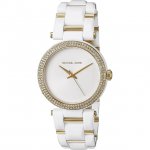 Michael Kors Womens Delray White Watch MK4315