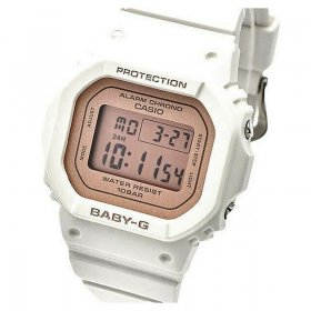 Casio Baby-G Digital White Resin Strap Quartz BGD-565SC-4 100M Women's Watch