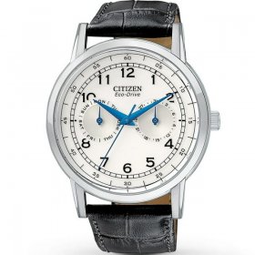 Citizen Men's Eco-Drive Black Leather Strap Watch AO9000-06B