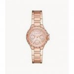 Michael Kors MK7273 Mini-Camille Multifunction Rose Gold Tone Stainless Steel Watch