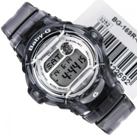 Women's BG169R-8 Black Resin Quartz Sport Watch