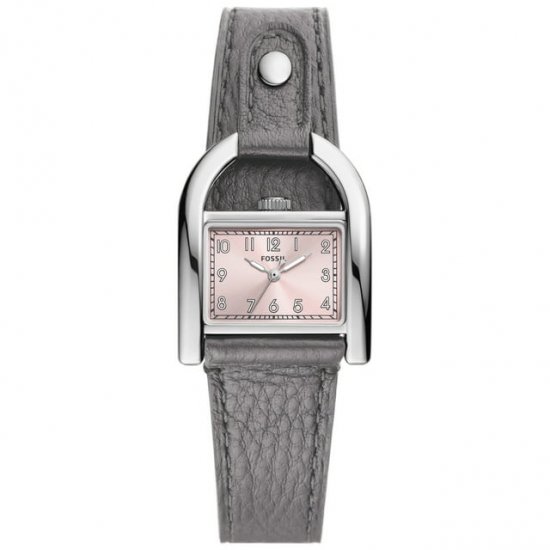 Fossil Women\'s Harwell Three-Hand Light Gray Eco Leather Watch (ES5265)