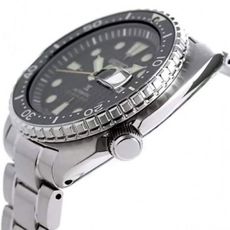 Seiko SRPE03K1 Men's Prospex Black Dial Bracelet Automatic Watch