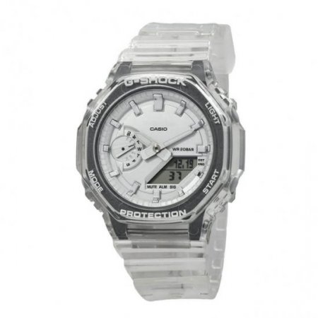 Women's Casio G-SHOCK Transparent White Watch GMAS2100SK-7A