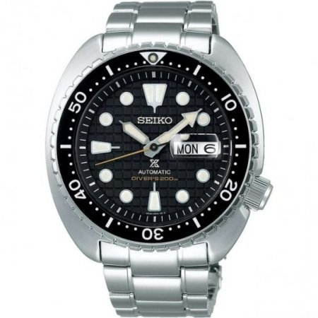 Seiko SRPE03K1 Men's Prospex Black Dial Bracelet Automatic Watch