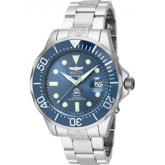 invicta Men\'s 16036 Pro Diver Automatic 3 Hand Metallic Blue Dial Watch