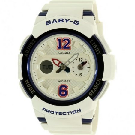 Women's Baby-G BGA210-7B2 White Resin Quartz Watch