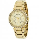 Michael Kors Women's Mini Parker Watch Quartz Mineral Crystal MK6056