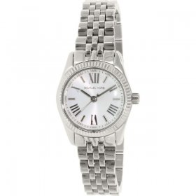 Michael Kors Women's Lexington MK3228 Silver Stainless-Steel Japanese Quartz Fashion Watch