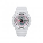 Pre-owned Casio G Shock Pink Analog-Digital Lady Watch GMAS110MP-7A (Good)