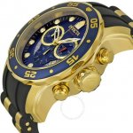 Invicta Pro Diver Chronograph Blue Dial Black Rubber Men's Watch 6983