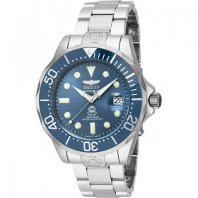 invicta Men's 16036 Pro Diver Automatic 3 Hand Metallic Blue Dial Watch