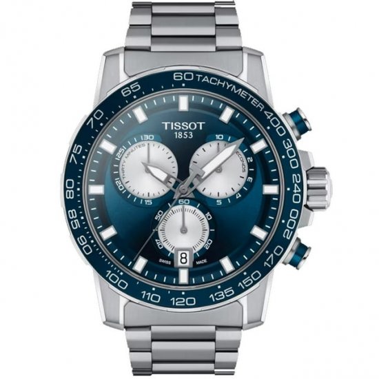 Tissot Men\'s Supersport Blue Dial Watch - T1256171104100