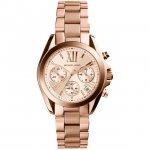 Michael Kors Women's Bradshaw Mini Rose Gold-Tone Chronograph Watch, MK5799