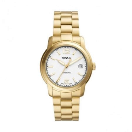 Fossil Womens Heritage Automatic Stainless Steel Watch - Gold Tone