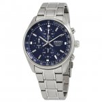 Seiko Chronograph Quartz Blue Dial Men's Watch SSB377