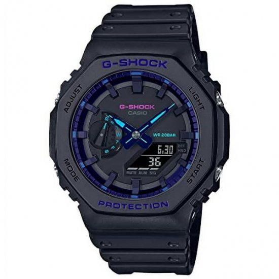 CASIO watch G-SHOCK GA-2100VB-1A Anadigi men\'s overseas model