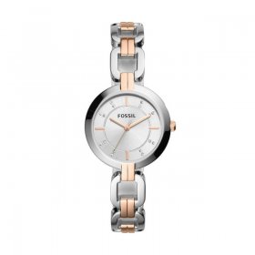 Fossil Outlet Women's Kerrigan Three-Hand, Stainless Steel Watch, BQ3341