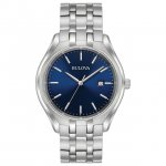 Men's Stainless Blue Dial Bracelet Watch