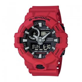 Casio Men's 'G Shock' Quartz Resin Casual Watch GA700-4A