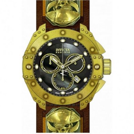 Invicta Reserve Akula Swiss Ronda Z60 Caliber Mother of Pearl Dial Men's Watch