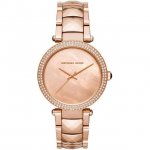 Michael Kors Women's Parker Crystallized Rose Gold Watch MK6426