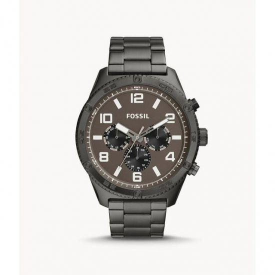 Fossil BQ2533 Brox Multifunction Smoke Stainless Steel Watch