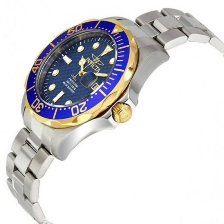 Invicta Grand Diver Blue Carbon Fiber Dial Men's Watch 12566