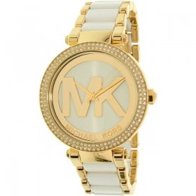 Michael Kors Women's Parker MK6313 Gold Stainless-Steel Quartz Fashion Watch