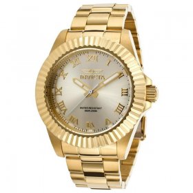 NEW!! Invicta 16739 Pro Diver Champagne Dial Gold-tone Roman Numerals Mens Watch