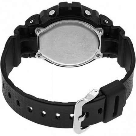 Casio G-Shock DW6900NB-1 Silver Mirror Dial Sports Watch (Jet Black)