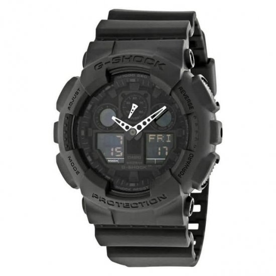 G-Shock Analog Digital Blackout Military Watch GA100-1A1