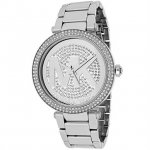 Michael Kors Women's Parker Stainless Steel Logo Glitz Watch, MK5925