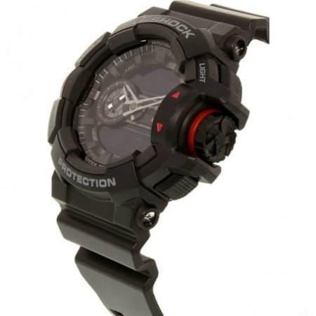 Men's G-Shock GA400-1B Black Resin Quartz Sport Watch