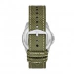 Fossil Men's Bronson Three-Hand Date Olive Nylon Watch