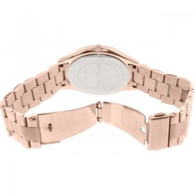 Women's Runway MK3181 Rose Gold Stainless-Steel Quartz Fashion Watch