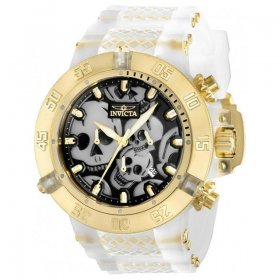 Invicta 37328 Men's Subaqua White and Black Dial Strap Watch