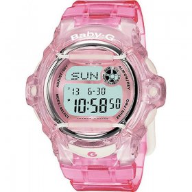 BG169R-4 Baby-G Whale Series Digital Dial Pink Resin Band Watch New, 889232178455, BRC1 - 79