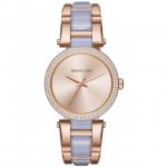 Michael Kors Women's Delray Purple Links Watch MK4319