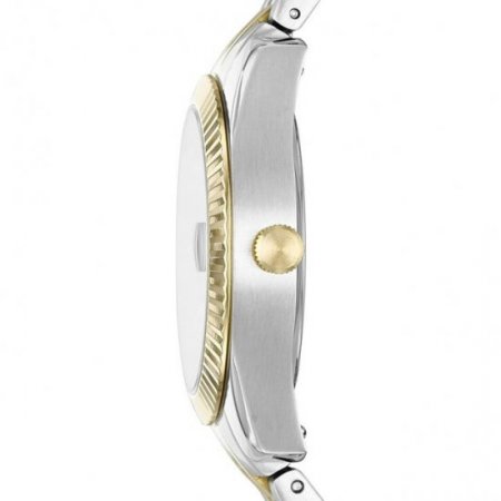 Fossil Scarlette Mini Quartz Crystal Gold Dial Ladies Watch ES4949