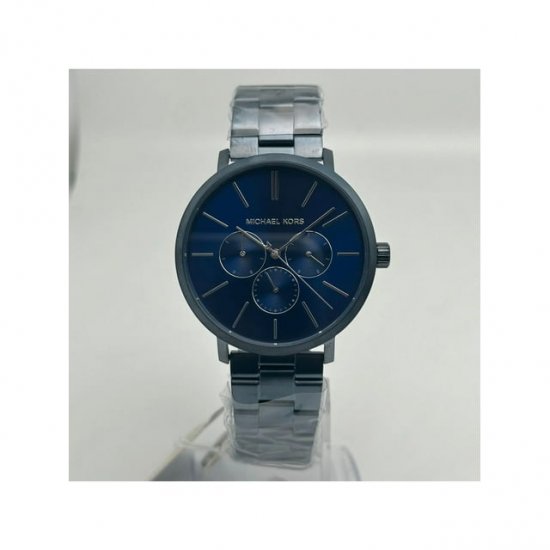 Pre-Owned Michael Kors Blake PVD Steel Blue Dial Quartz Watch MK8704