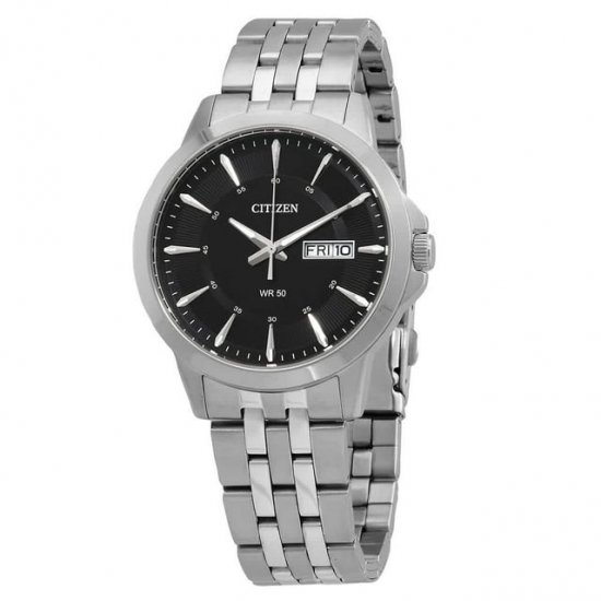 Citizen Men\'s BF2011-51E Silver Stainless-Steel Plated Japanese Quartz Dress Watch